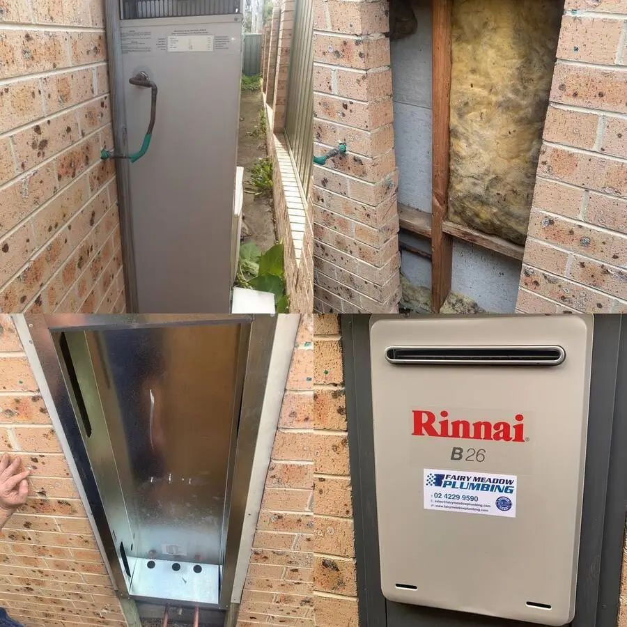 gas hot water installation wollongong